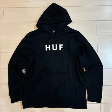 HUF 블랙 XL 후드티