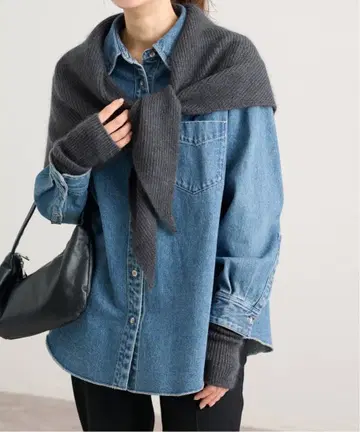 ASAUCE MELER 울 모헤어 실크 스톨