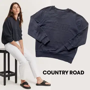 호주 COUNTRY ROAD 스테디셀러 상품 로고 자수 트레이닝복 네이비