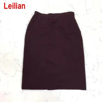 A6800 레리안 타이트 스커트 롱 울 안감 있음 브라운 11