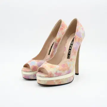 37 COMEX 코멕스 오픈토 펌프스 (22.5cm) 새상품급