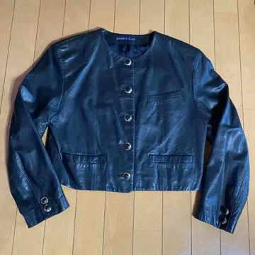 Melrose 블랙 가죽 자켓