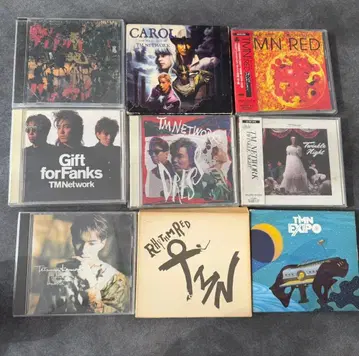 TM 네트워크 CD 묶음 판매 9장