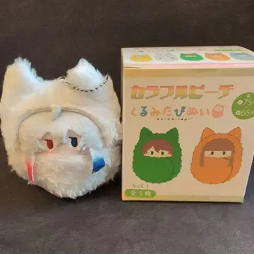 컬러풀 피치 도누쿠 쿠루미타피 봉제인형 마스코트 키링