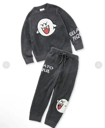 젤라피케 슈퍼 마리오 베비모코 자카드 풀오버 테레사 상하의 세트