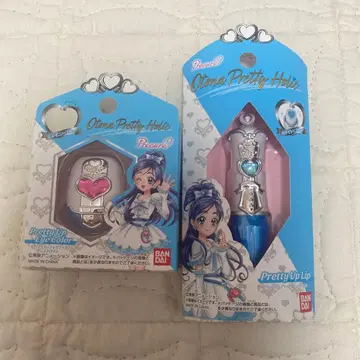 빛의 전사 프리큐어 오토나 프리티 홀릭 큐어 화이트 립 아이 컬러