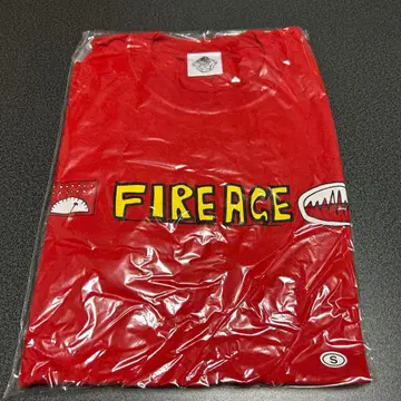 FIRE AGE 투어 T셔츠 사이즈 S 빨간색 더 크로마니뇽즈