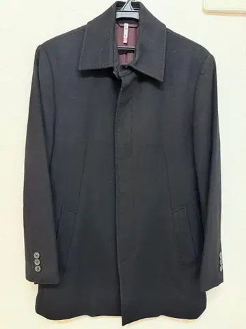 꼼사맨 캐시미어 혼방 피 코트 사이즈 S