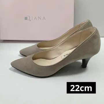 DIANA 고급 그레이지 로우힐 스틸레토 펌프스 22cm
