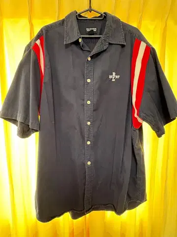 POLO JEANS CO. 네이비 반팔 셔츠