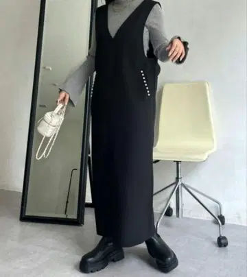 prose verse 백리본 포켓 펄 점프 스커트