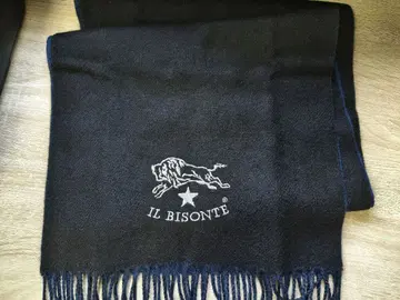 IL BISONTE 프린지 스톨/블랙 가격 인하 협상 불가