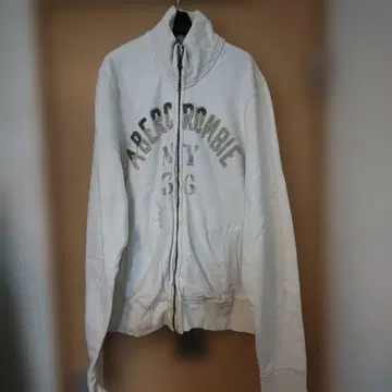 Abercrombie & Fitch 화이트 후드티 X-LARGE