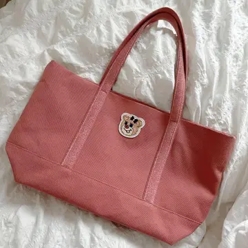 [러브러리 바이 페이러] 올드 테디걸 와펜 토트백