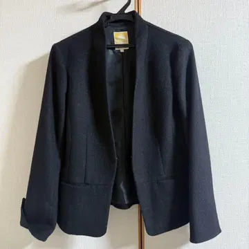 BEAMS 노카라 자켓 블랙