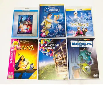 디즈니 픽사 애니메이션 DVD 6장 세트