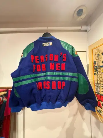 PERSON'S 점퍼 파랑 그린