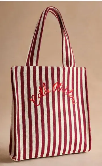 캐스 키드슨 체리 스트라이프 토트백