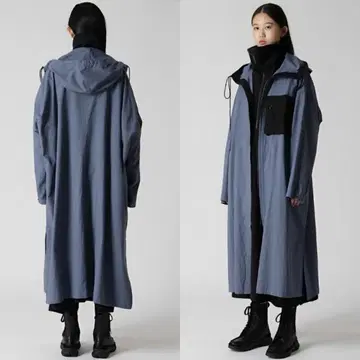 Y's 와이즈 22A/W 지퍼 롱 코트