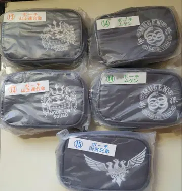 HIGH&LOW 파우치 5개 세트 산다이메