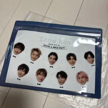 Snow Man 비닐 파우치