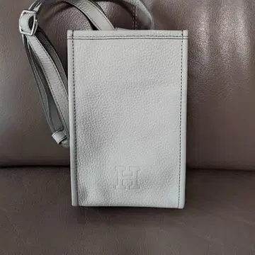 히로후 아피에디 가죽 숄더백 S 천연 가죽 미니백 라이트 그레이