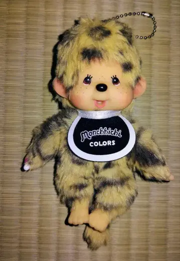 몽치치 COLORS 키체인 레오파드 무늬