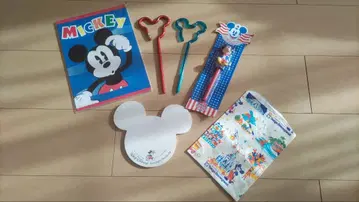 레트로 디즈니 문구 세트