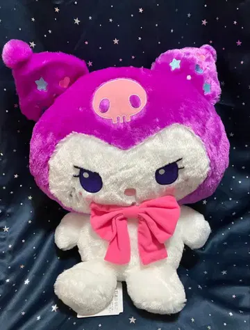 말랑귀염 산리오 캐릭터즈 슈퍼 라지 봉제 인형 쿠로미