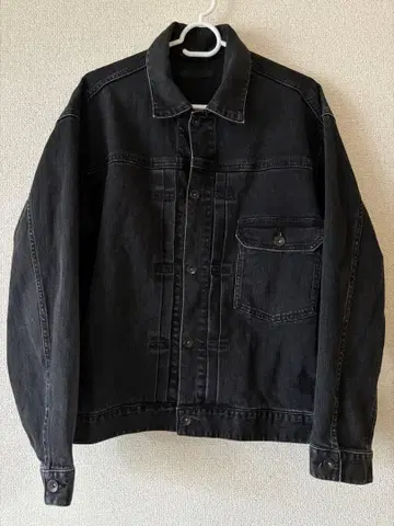 UNIQLO 1st 타입 G 데님 자켓 블랙 M 사이즈