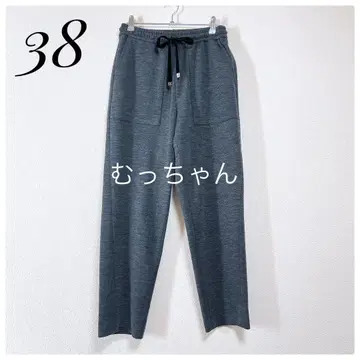 [ 컨디션 최상 ] 자유구 오오니시 마리코 콜라보 울 스트레치 조거 팬츠