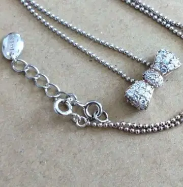 폴리폴리 목걸이 리본