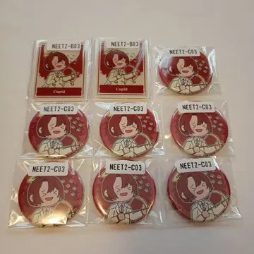 니트부 KUN 낫시 웹폰 캔뱃지 아크릴 카드