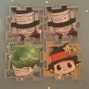 아마노 아키라 전시회 리본 아크릴 퍼즐 바뮤다 베르데 리본