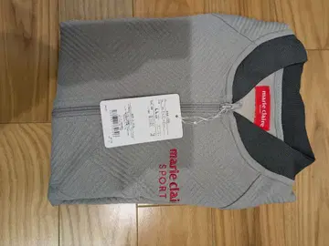 새상품 마리끌레르 스포츠 골프 자카드 블루종 자켓 그레이 XL