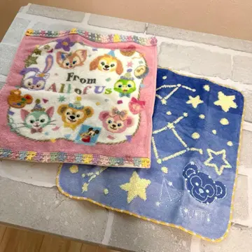 더피 앤 프렌즈 From All of Us 타월 손수건 2장 세트