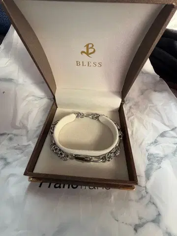 BLESS 실버 체인 팔찌