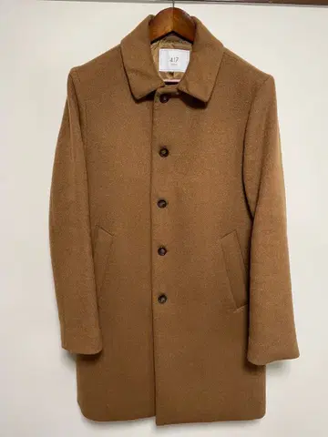 417 EDIFICE 브라운 스텐카라 코트