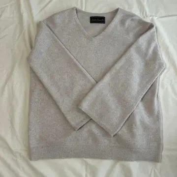 niko and - 라이트 그레이 V넥 스웨터 M
