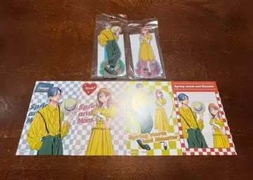 봄의 폭풍과 몬스터 오로라 아크릴 스탠드 엽서 세트