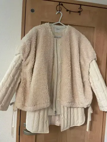 CLANE 사이즈 1 BOA VEST LAYERED DOWN COAT