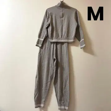 유니클로 JWANDERSON 그레이 하프 지퍼 니트 셋업