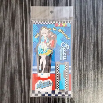 배드걸 료후료 아크릴 스탠드 체커 패턴