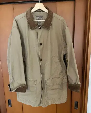 L.L.Bean 베이지 커버올 헌팅 자켓