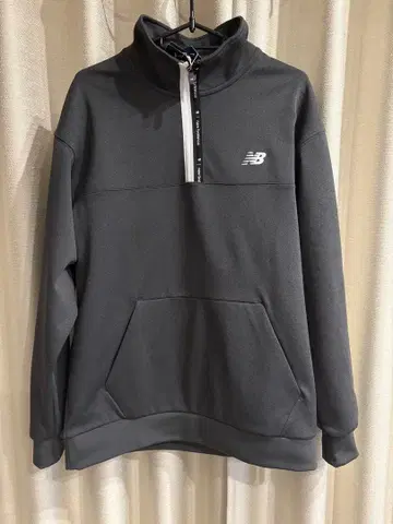 [ 미사용품 ] 뉴발란스 골프 맨투맨 하프 지퍼 풀오버