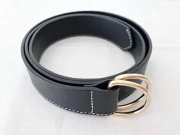 MAISON BOINET 블랙 가죽 벨트