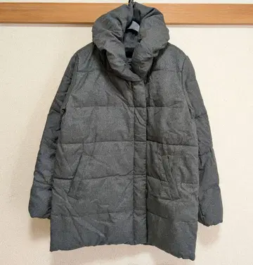 THE SHOP TK 후드 부착 그레이 다운 자켓 M