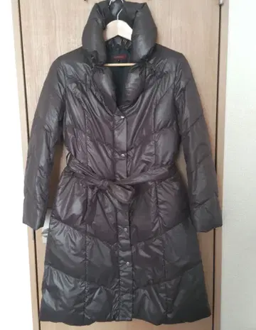 LORITTI 여성용 다운 자켓 다크 브라운 L 사이즈