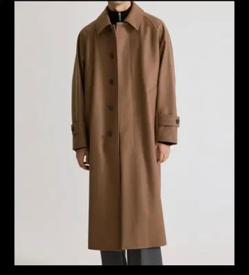 UNITED TOKYO 초발수 140S 스텐카라 코트 그레이쉬 베이지