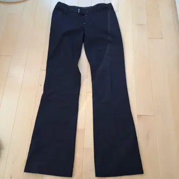 블랙 플레어 팬츠 여성용